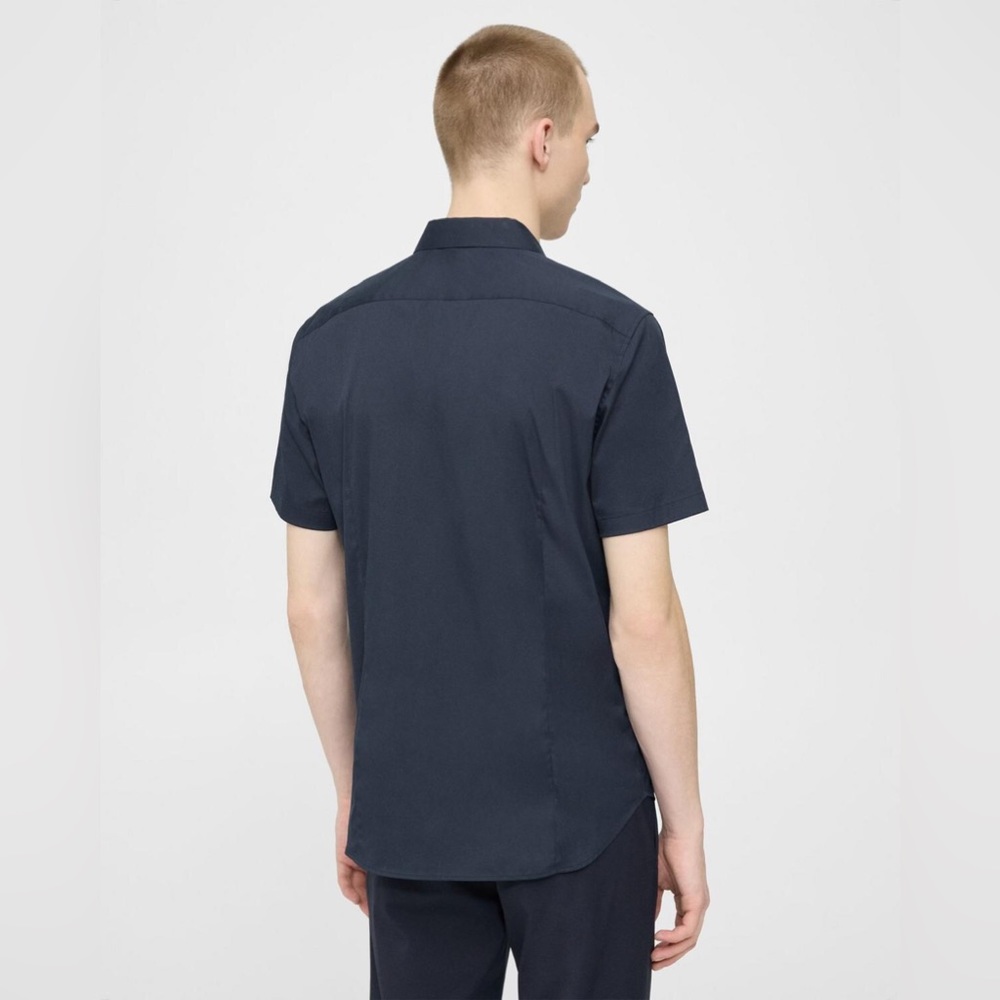 NWT Theory Sylvain Short Sleeve Shirt - Picture 4 of 14